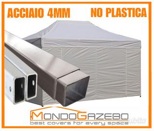 Gazebo 4,5x3 acciaio impermeabile pieghevole NUOVO