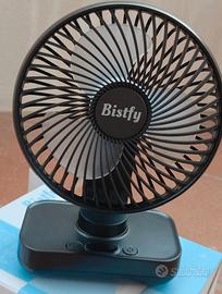 Ventilatore da Tavolo Portatile 14cm a batteria 