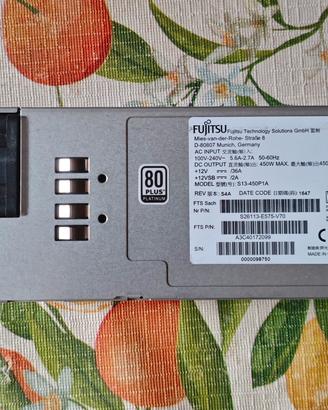 Alimentatore Server Fujitsu 450W 80 Plus Platinum