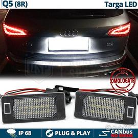 Placchette Luci Targa LED AUDI Q5 8R CANbus 6500K