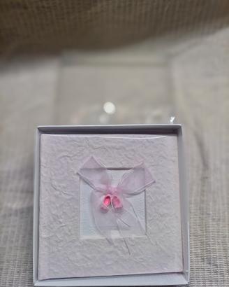 Album fotografico carta di riso rosa