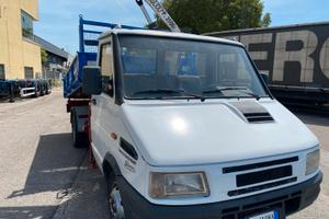 iveco daily 35-10 turbo con gru e ribaltabile 