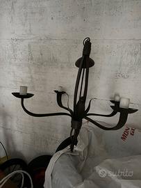 Lampadario in ferro