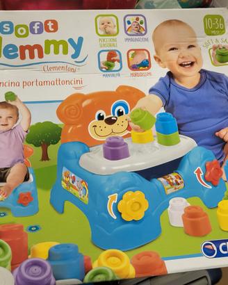 Gioco Clementoni poltroncina portamattoncini usato