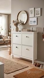 Shoe Cabinet – Custom Ceramic Knobs!