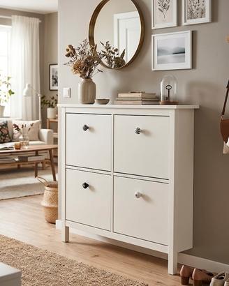 Shoe Cabinet – Custom Ceramic Knobs!