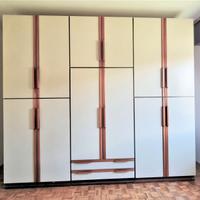 Splendido Armadio in Legno Massiccio (3m) +Specchi