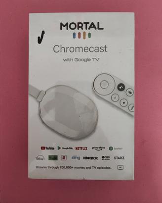 Tv stick Mortal Chromecast android 14.0 2 GB Ram, 