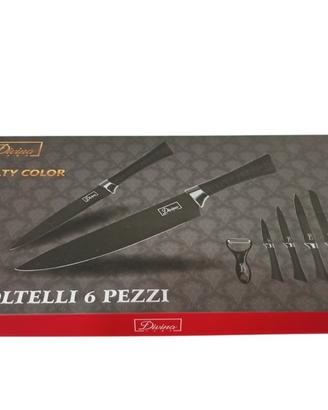 Set coltelli da cucina 6 pezzi 