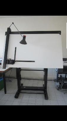 Tavolo da disegno zucor con tecnigrafo