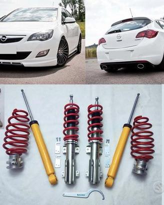 4 Ammortizzatori a Ghiera Regolabili Opel Astra J