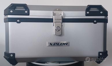 X-PLOR - Bauletto in Plastica Colore Alluminio 52L