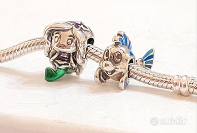 charm Ariel e Flounder 