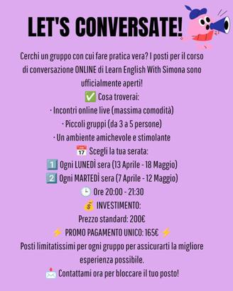 Corsi di inglese e lezioni online