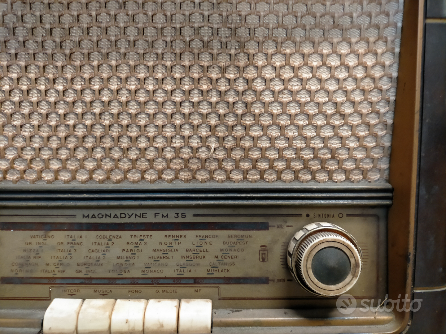 Radio a valvole da tavolo Magnadyne S-88 vintage d - Audio/Video