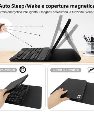 custodia con Tastiera per tablet/ipad