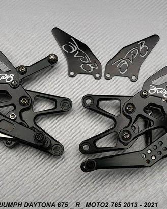 Pedane arretrate TRIUMPH DAYTONA 675 / R 2013 2021