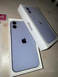 iPhone 11 color lilla + vetro protettivo