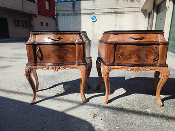 comodini stile chippendale 