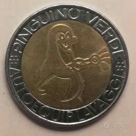 Gettone AE AUTOEQUIP LAVAGGI PINGUINO VERDE VESIME