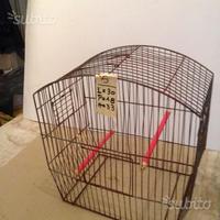 69 - Gabbia vintage per uccelli, in metallo