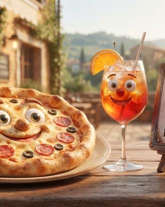 Bar pizzeria con struttura compresa