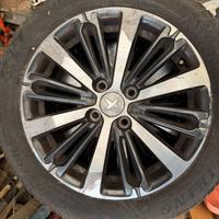 N°4 CERCHI R16 IN LEGA X PEUGEUT 207