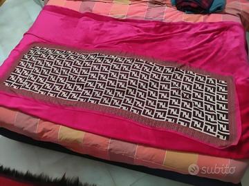 Fendi FF sciarpa foulard 150x50 