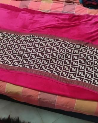 Fendi FF sciarpa foulard 150x50 