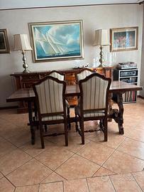 Sala da pranzo -Arredo in legno massiccio