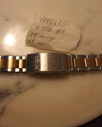 Mido  acciaio-laminato oro 22mm