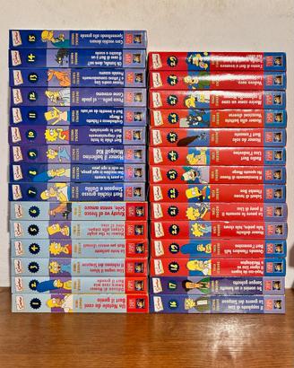 Collezione 29 VHS I Simpson Fabbri Video (fine ann