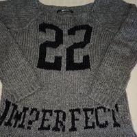 Maglione grigio tg s. Marca imperfect 
