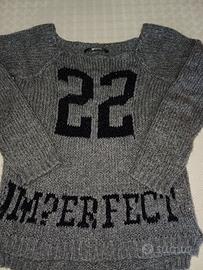 Maglione grigio tg s. Marca imperfect 