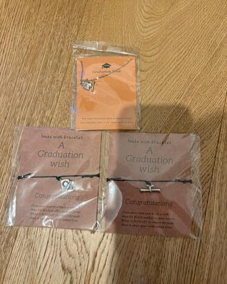 Collana e bracciali laurea