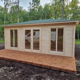 CASETTA DI LEGNO JULIA 590x400x290h spessore 40mm