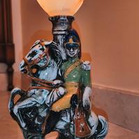 Lampada D'appoggio ufficiale Cavalleria A cavallo 