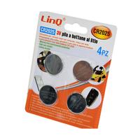 BATTERIA AL LITIO BOTTONE CMOS 3V LINQ CR2025 CONF