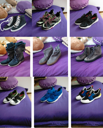 Bellissime scarpe nuove molte marche