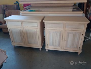 Credenza a 2 Ante Grezza Nuova Prezzo CADAUNA