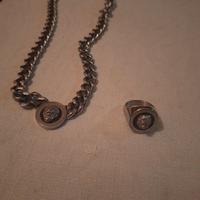 collana e anello guess lion coin