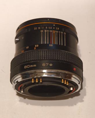 Obiettivo per Zenza Bronica 80mm