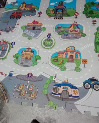 tappeto pista per bambini 