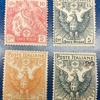 REGNO 1915 - 1916 Pro Croce Rossa