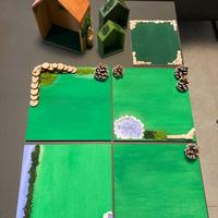 Basi e casette presepe di Natale