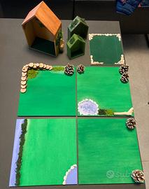 Basi e casette presepe di Natale