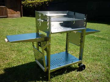 Barbecue inox 60GQ + Kit Pietra ollare- ilSimo