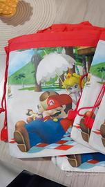 zainetto super mario   5 pz.