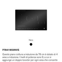 Piano cottura induzione Bertazzoni dual flexi