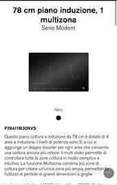 Piano cottura induzione Bertazzoni dual flexi